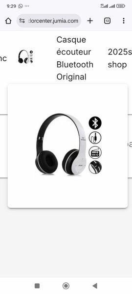 Casque Bluetooth sans fil