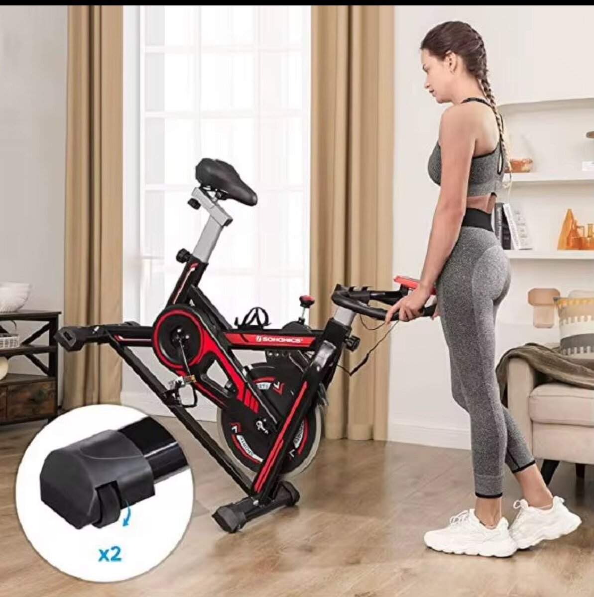 Vélo d'appartement fitness outdoor