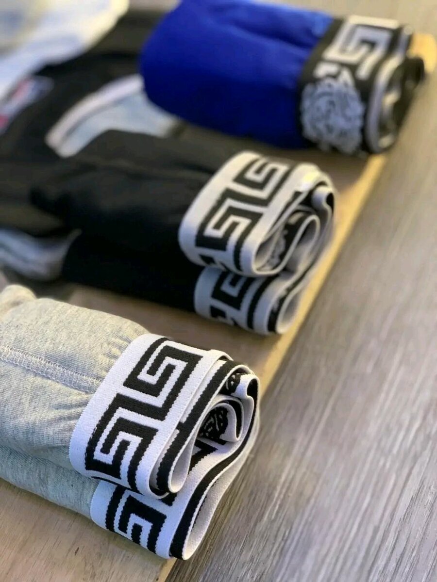 Calvin Klein and Versace boxers