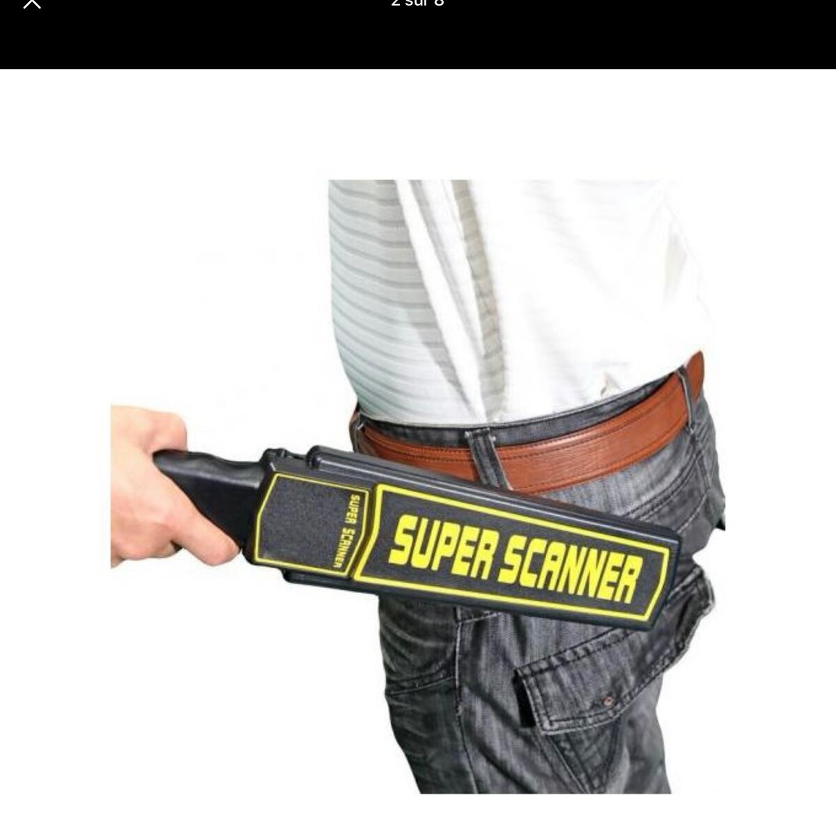 Détecteur de métaux Haute sensibilité  résistants à l'eau Sc