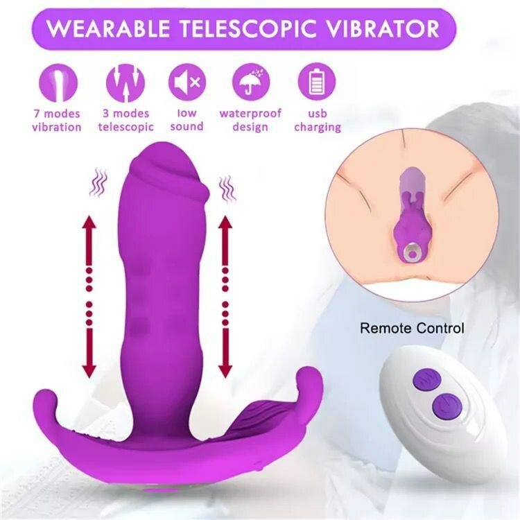 Vibromasseur Télécommandé Portable