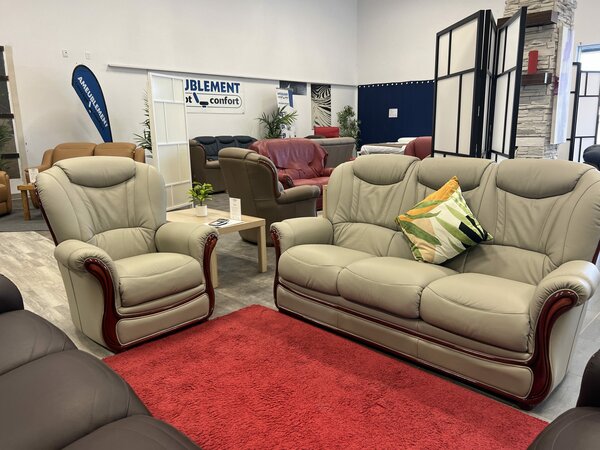 Canapé moderne gris