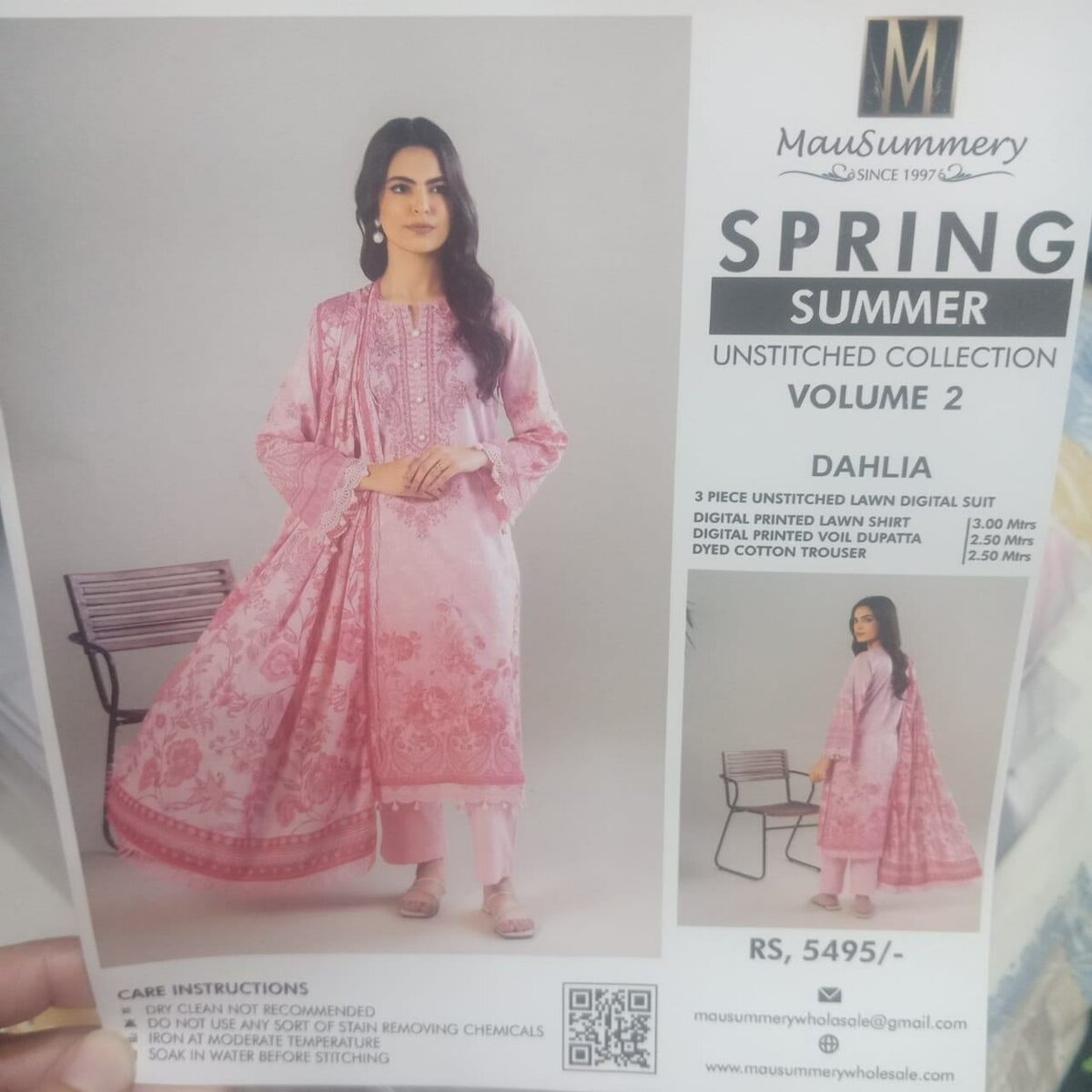 Lawn 3pc unstitch suit