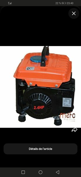 Générateur Portable 2.4HP