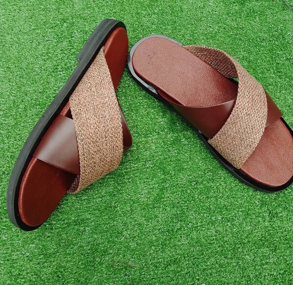 Sandales en cuir homme