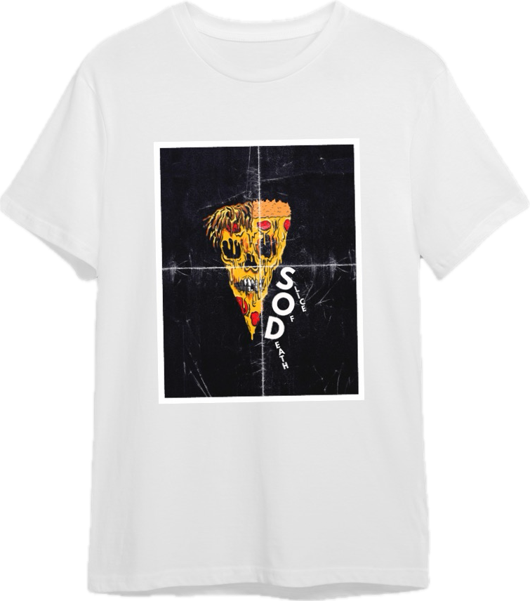 White SOD faded print