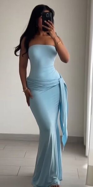 Robe sirène bustier élégante