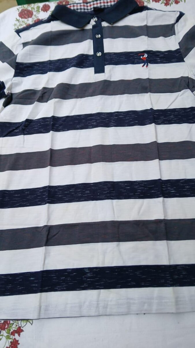 Polo rayé homme confortable