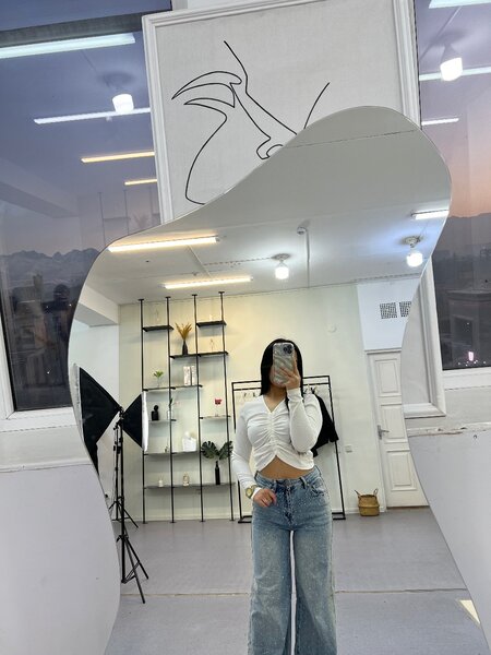 Джинсы, лонгслив