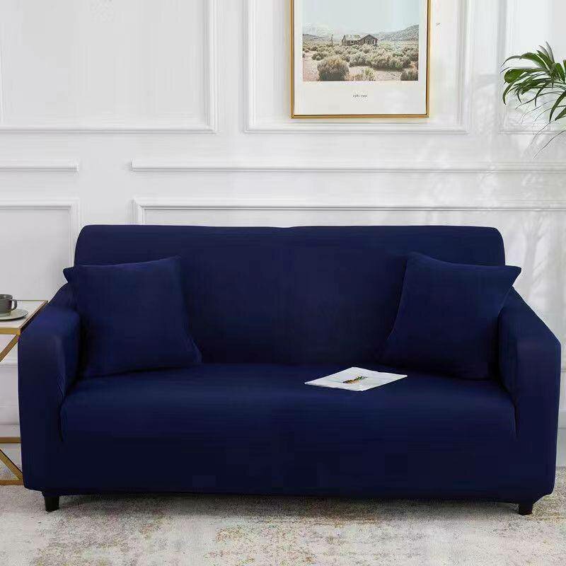 Sofa cover blue