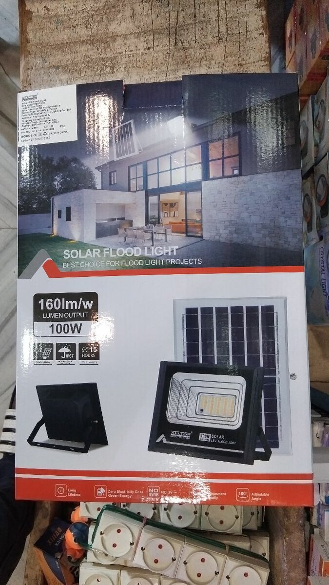 Lampe Solaire Extérieure 100W