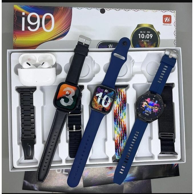 Smartwatch Pro i90 Noire