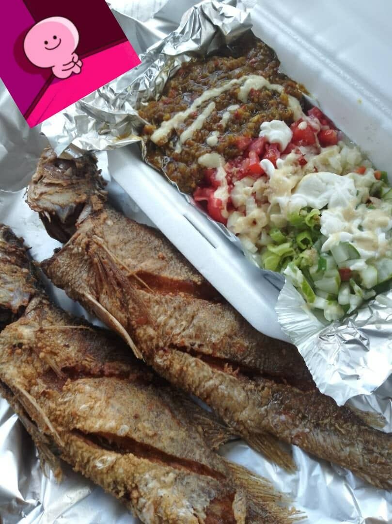 Attieké et Poisson frit