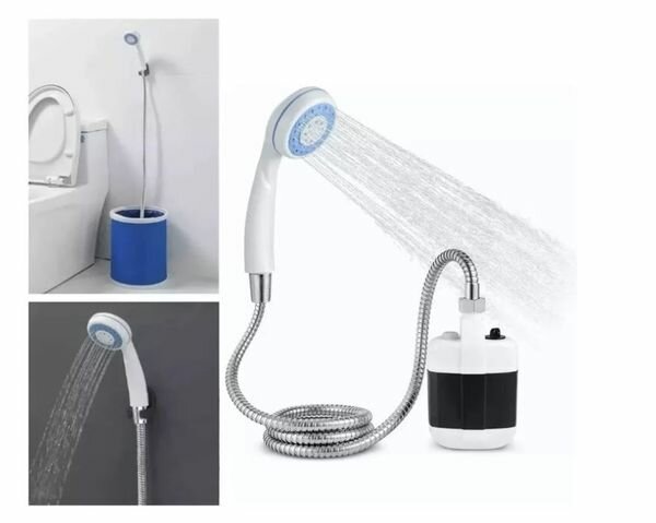 Pompe rechargeable de douche externe 