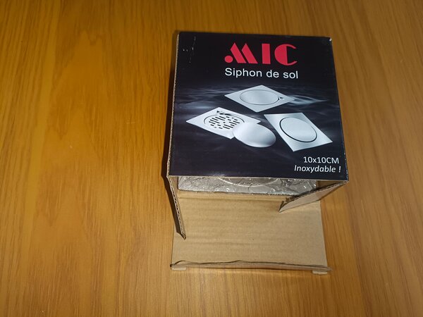 Siphon de sol inoxydable 10x10 CM