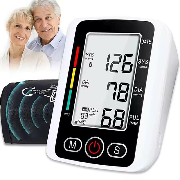 Tensiomètre numérique bras sphygmomanomètre fréquence cardia