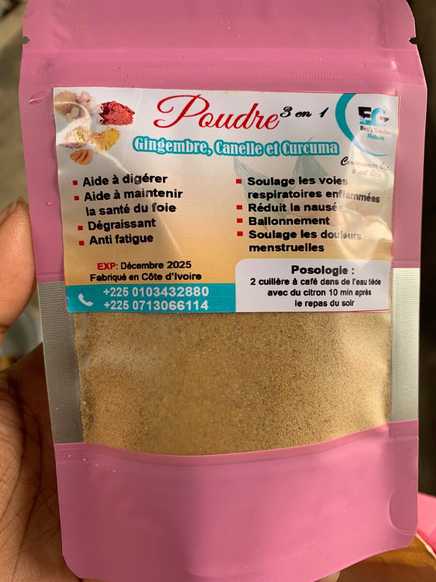 Poudre de Gingembre Naturelle