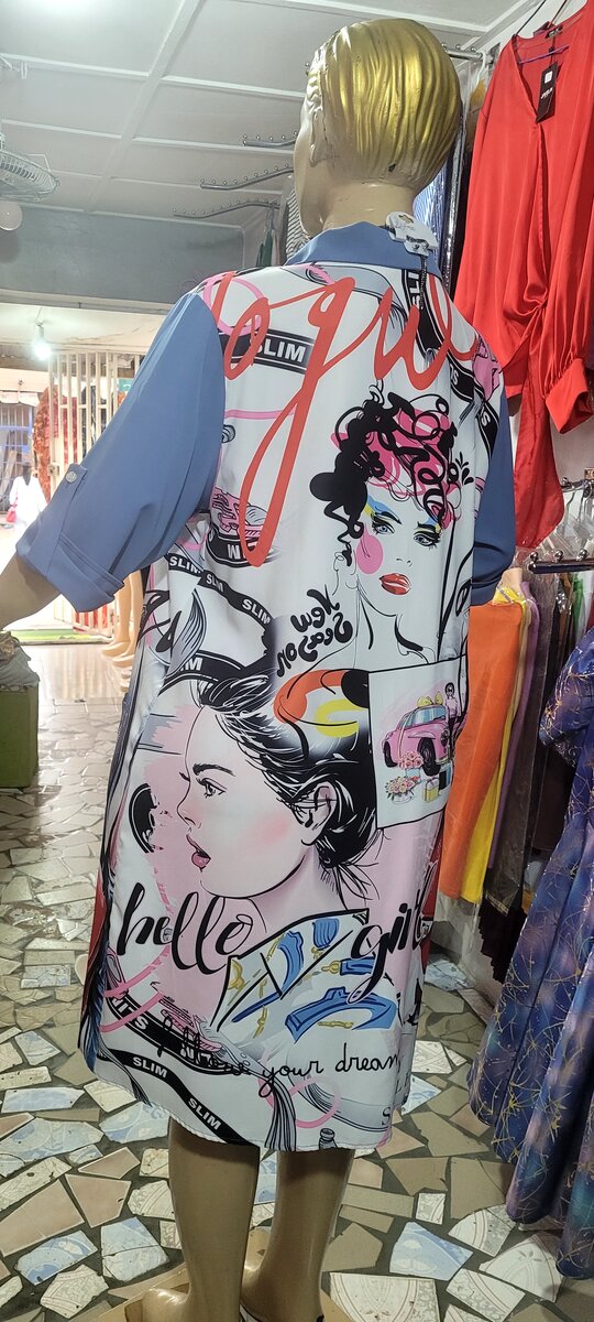 Robe Tunique Colorée Femme