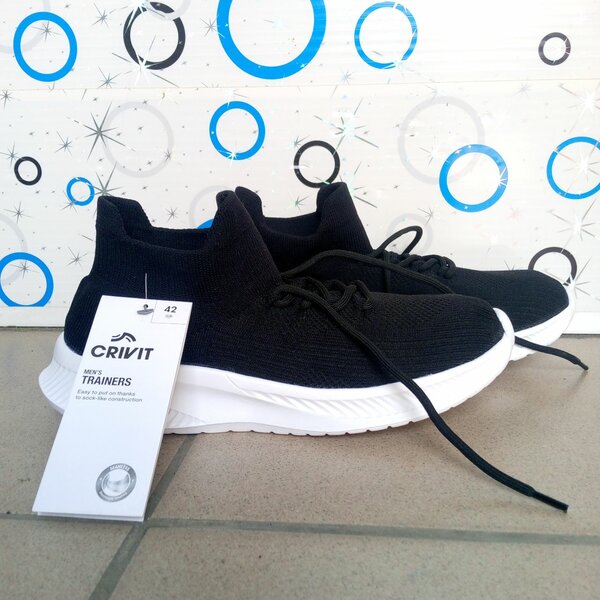 Men's Black Trainers Shoes