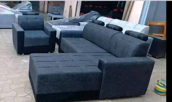 Ensemble de canapé modulaire moderne gris