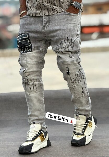 Jean décontracté streetwear