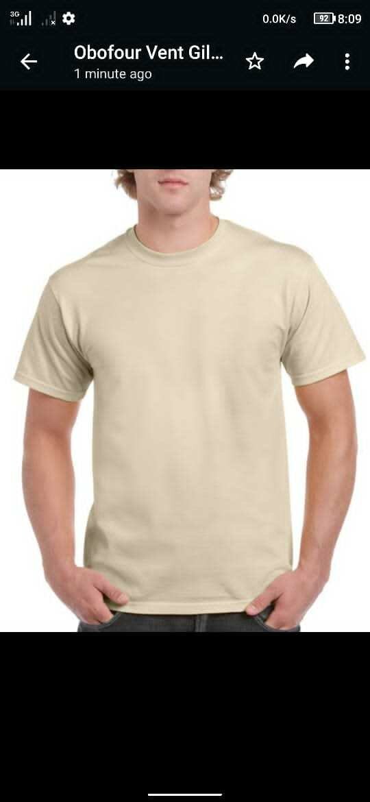 PLAIN T-SHIRT ️ (round neck)