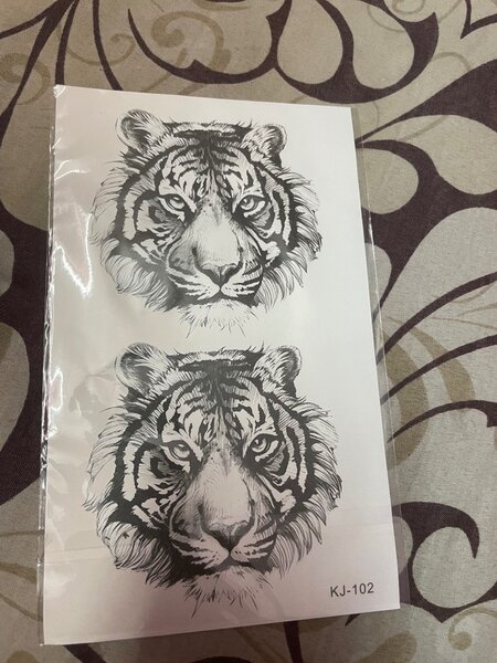 Tatouage Temporaire Tigre Étanche