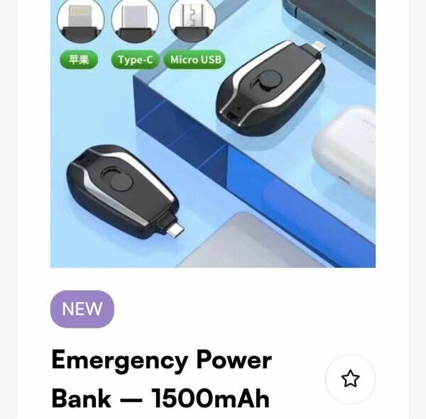 Emergency power bank 1500Wat