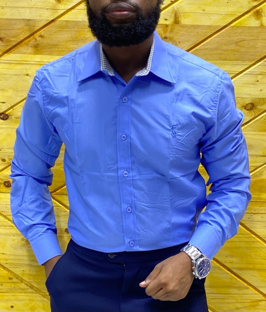 Chemise bleu