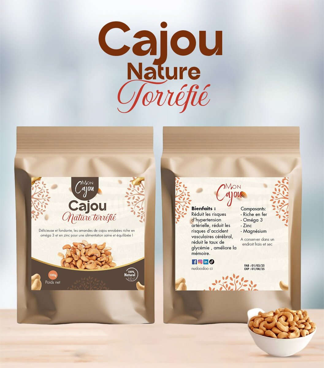 Noix de Cajou Nature Torréfiée