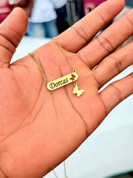 Collier personnalisé papillon