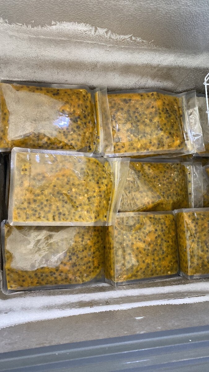 Frozen passion fruit