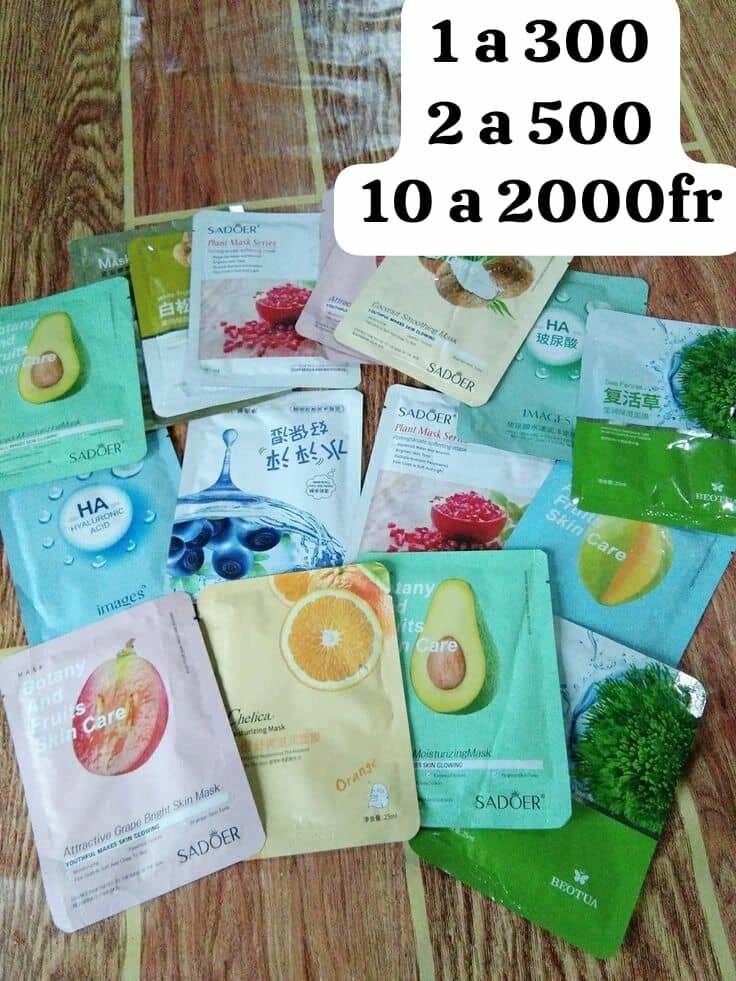 Masques de Soin Visage Trio