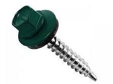 Саморезы кровельные, цвет: зеленый «Orion»