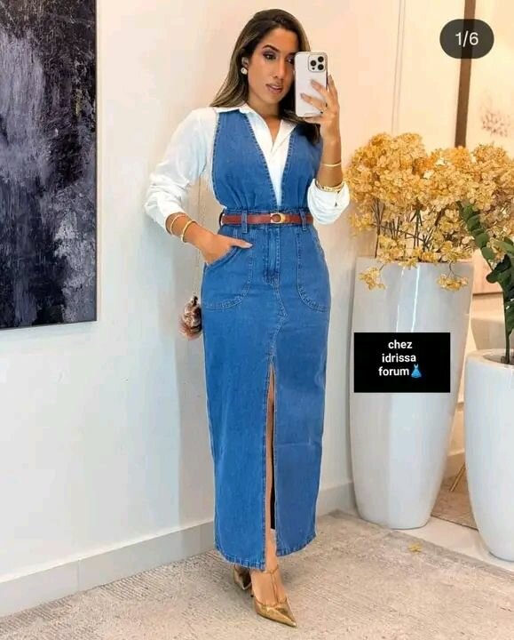 Robe en jean élégante