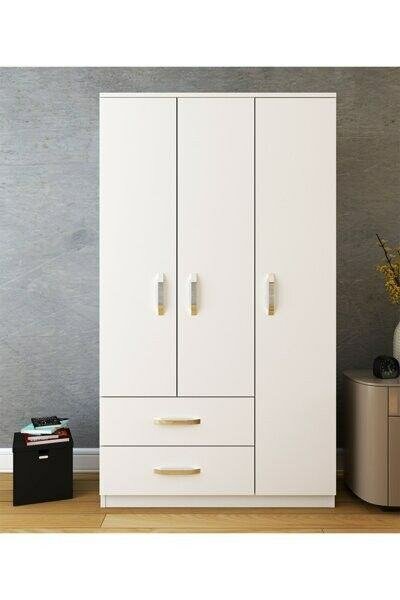 Armoire moderne en bois blanc