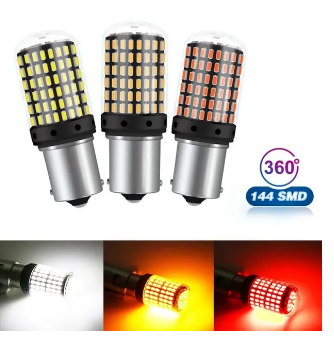 CANBUS LED Turn Signal Indicator S25 Bulbs For Car 2 Pcs Set Waterproof High Quality Super Brightness Lights