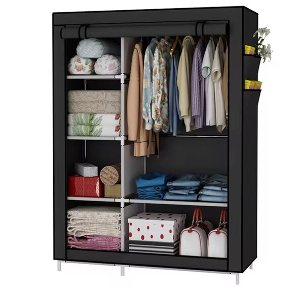 Armoire portable en tissu