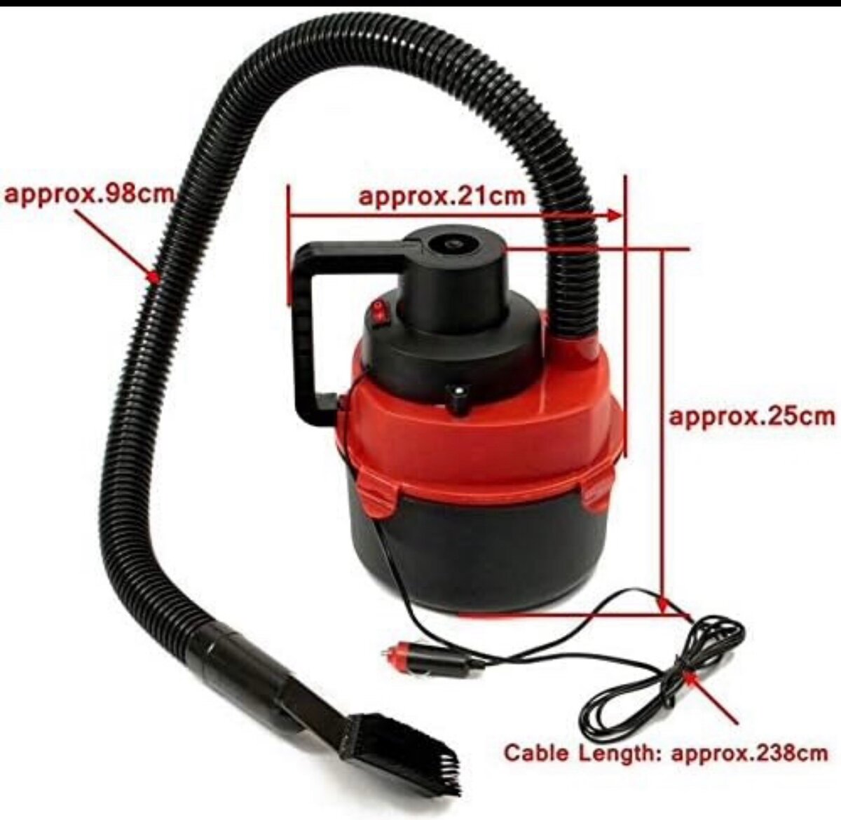 Aspirateur à Vide Haute Puissance Cleaner Portable gonfleur