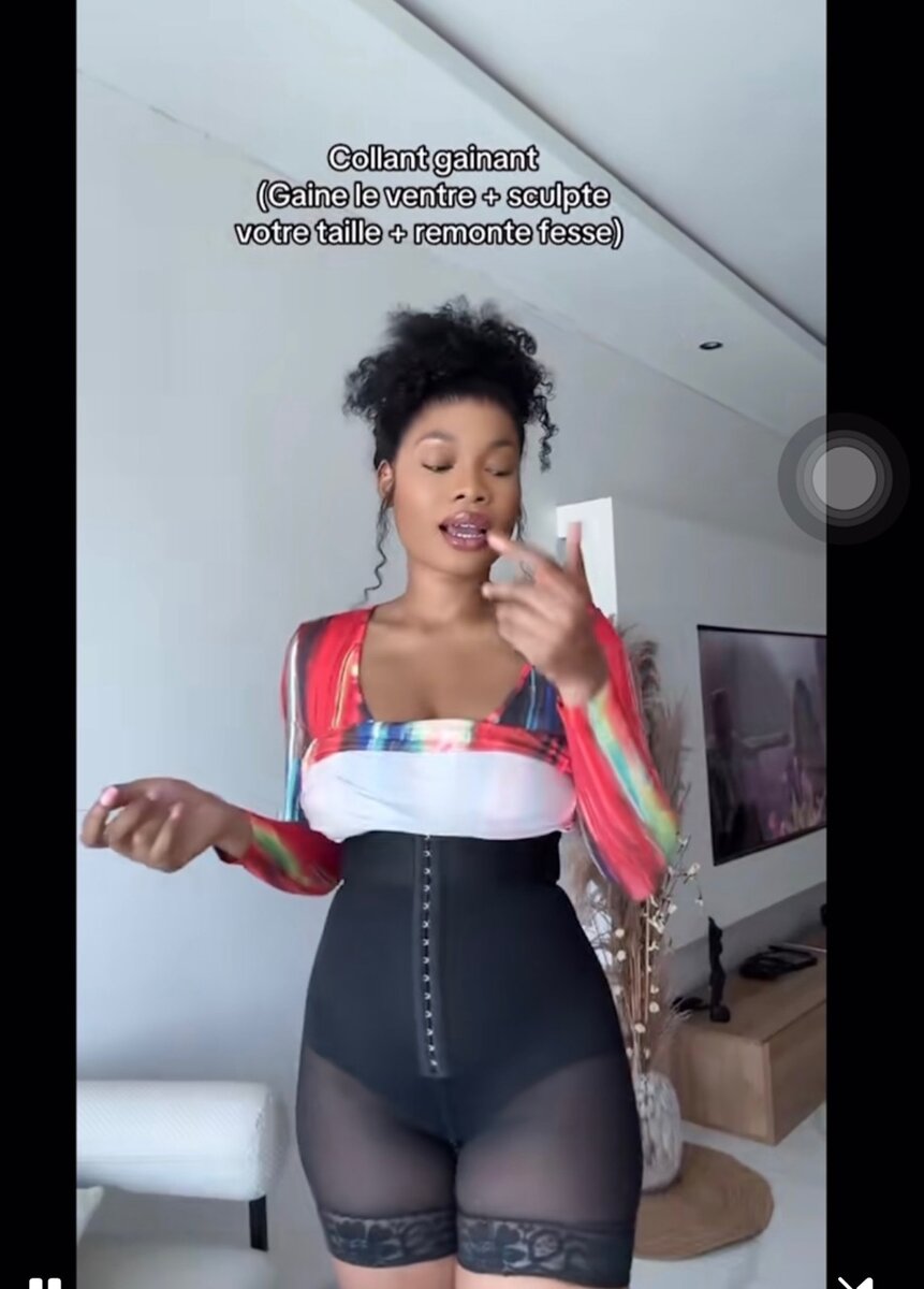 Collant gaine rebontissante