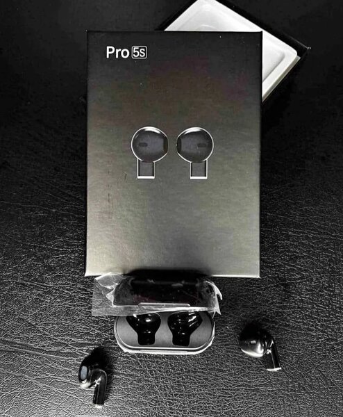 Écouteurs sans fil noirs élégants