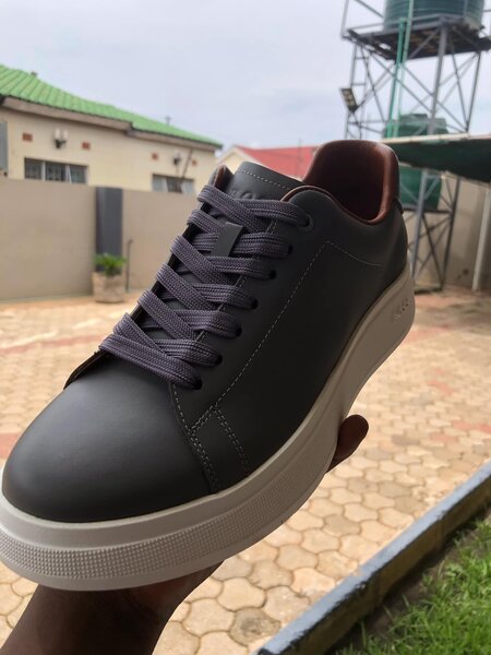 Genuine leather sneakers