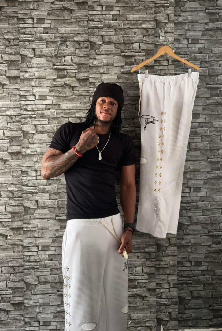 Pantalon de sport blanc tendance