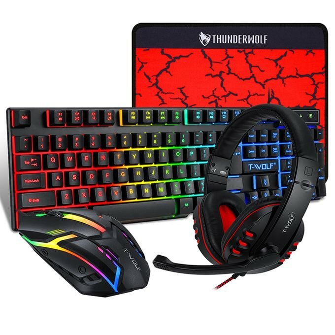 Thunder Wolve 4 in 1 (keyboard, mouse, headset)