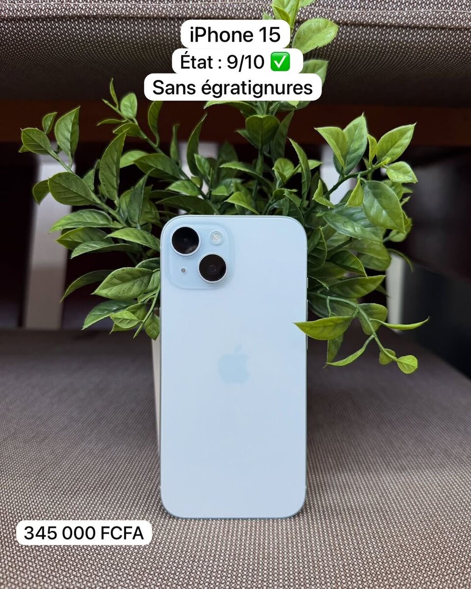 iPhone 15 bleu Comme Neuf