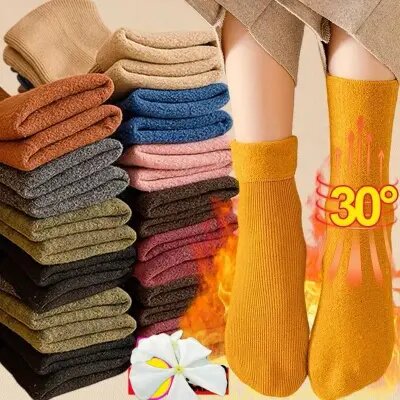 Soft Velvet Cashmere Socks (Solid Colors)