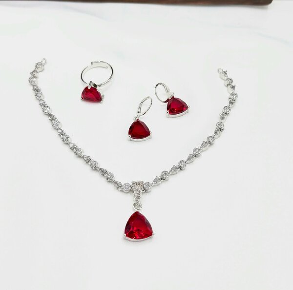 American Diamond 1 karat combo sets