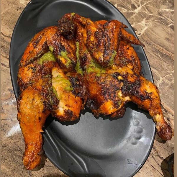 Poulet frit frites de pomme de