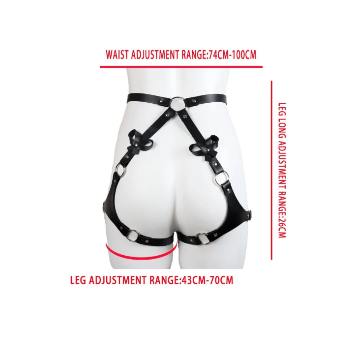 Harnais Sexy Cuir Réglable