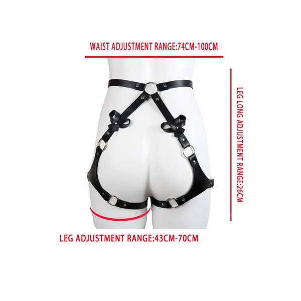 Harnais Sexy Cuir Réglable